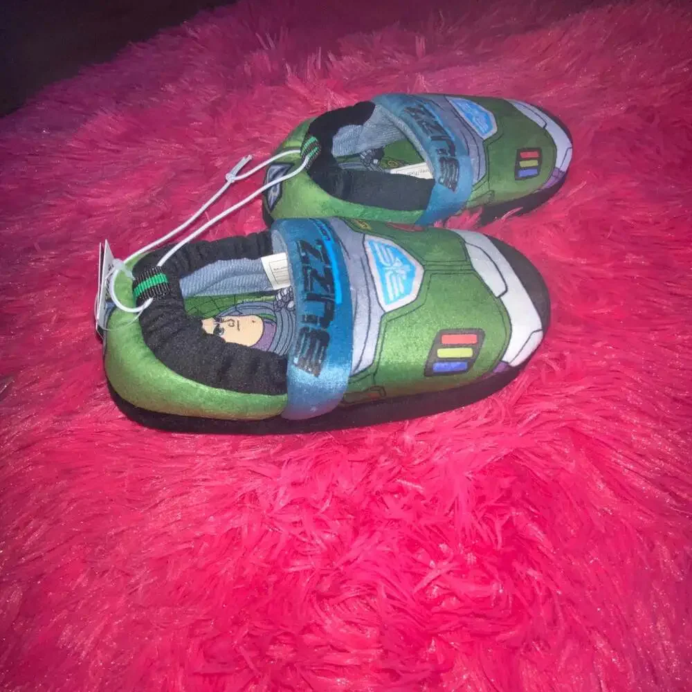 Disney Pixar‎ Buzz Lightyear Toddler Boys' Slippers Size XL 11/12 NEW